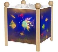 Trousselier - Poisson Arc en Ciel - Rainbow Fish - Veilleuse - Lanterne Magique - Bois Vernis G