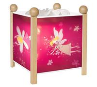 TROUSSELIER - Princesses Fées - Veilleuse - Lanterne Magique - Idéal Cadeau Enfant - Dessin animé - Lumière rassurante - Couleur Bois Naturel - Ampoule 12V 10W inclue - Prise Elec. EU
