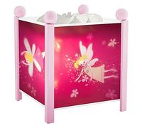 Lanterne magique rose princesses fées Trousselier Rose G