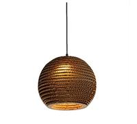 TRQZNLEP Suspension En Papier Nid D'Abeille Lampe Suspendue En Carton de Style Japonais Luminaire À Suspension Décoratif À L'Ancienne Pour Salon Cuisine Îlot Bar Entrée Salle Den/Color/B