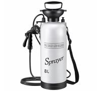 Trrymbbe Douche de Camping Portable, Douche Portable 8L avec 10 Modes tête de pulvérisateur et Tuyau 9, 84 Pieds pour Jardin randonnée randonnée