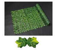 TRRYUIP Mur Vegetal Artificiel Exterieur Clôture de confidentialité en Feuilles artificielles, Panneaux haie Artificielle, Lierre for Balcon, décoration Murale, Jardin, terrasse(WL-CY-HFY,100X300CM)