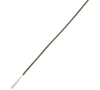 TRU COMPONENTS 1566840 Fil de câblage LiY 1 x 1 mm² marron 10 m
