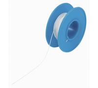 TRU COMPONENTS 1566847 Fil de bobinage Wire Wrap 1 x 0.13 mm² blanc 15 m