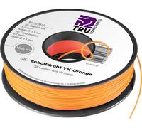 TRU COMPONENTS 1567899 Fil de câblage Yv 1 x 0.20 mm² noir 100 m