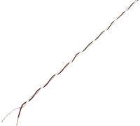 TRU COMPONENTS 1570476 Fil de bobinage Wire Wrap 2 x 0.20 mm² noir, rouge 25 m