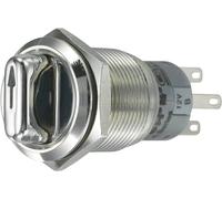 TRU COMPONENTS 701826 LAS1-AGQ-22XD/31/B Commutateur rotatif antivandalisme 250 V/AC 3 A Positions de commutation 3 2 x 45 ° IP65