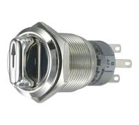 Tru Components - 701826 Las1-agq-22xd/31/b Commutateur Rotatif Antivandalisme 250 V/ac 3 à Positions De Commutation 3 2 X