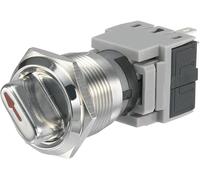 TRU COMPONENTS 704315 LAS1-BGQ-11X/21 Commutateur rotatif antivandalisme 250 V/AC 5 A Positions de commutation 2 1 x 90 ° IP40 1 pc(s)