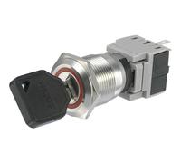 TRU COMPONENTS 704409 LAS1-BGQ-11Y/23 Commutateur à clé 250 V/AC 5 A 1 x