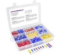 TRU COMPONENTS 731306 Assortiment de cosses à sertir 0.50 mm² 2.50 mm² bleu,