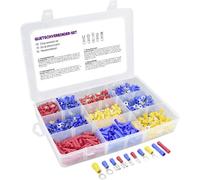 TRU COMPONENTS 731306 Assortiment de cosses à sertir 0.50 mm² 2.50 mm² bleu, jaune, rouge 1000 pc(s)