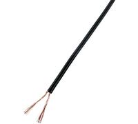 TRU COMPONENTS 93030c532 Fil de câblage 2 x 1 mm² noir 25 m