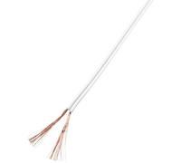 TRU COMPONENTS 93030c533 Fil de câblage 2 x 1 mm² blanc 25 m