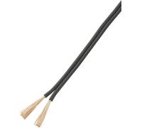 TRU COMPONENTS 93030c538 Fil de câblage 2 x 1.50 mm² noir 25 m