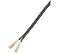 TRU COMPONENTS 93030c538 Fil de câblage 2 x 1.50 mm² noir 25 m