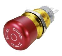 TRU COMPONENTS Arrêt d'urgence 3 A 1 NF (R) IP65 1 pc(s)