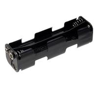TRU COMPONENTS BH-382B Lot de 8 supports de piles Mignon (AA) à bouton-pression