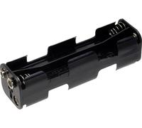 TRU COMPONENTS BH-382B Support de pile 8x LR6 (AA) raccordement par empreinte pile 9V