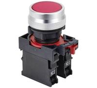 Tru Components Bouton poussoir 22 mm à impulsion ONPOW26-11/R, Bouton + interrupteur