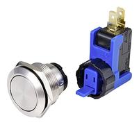 TRU COMPONENTS Bouton poussoir à pression 250 V 15 A 1 x On/Off à rappel IP65 1 pc(s)