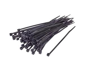 Tru Components, Collier de serrage, TC-BT-300-3.6-UVB Colliers de serrage 300 mm 3,6 mm Noir, stabilisé aux UV (Serre-câbles en plastique, 300 mm, 100 pcs)
