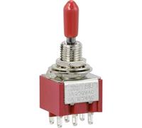 Tru Components Interrupteur à bascule, Bouton + interrupteur