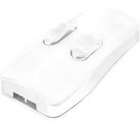 TRU COMPONENTS Interrupteur pour câble souple blanc 2 x Off/On 2 A 1 pc(s)