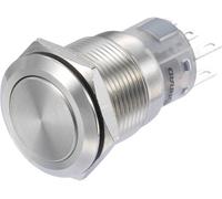 TRU COMPONENTS LAS1-AGQ-22/S Interrupteur à pression 250 V/AC 3 A 2 x On/(On) à rappel IP65 1 pc(s)