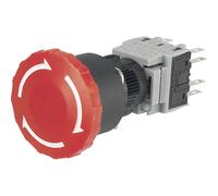 TRU COMPONENTS LAS1-BY-22TSA Arrêt d'urgence 250 V/AC 3 A 2 NF (R), 2 NO (T) IP40 1 pc(s)