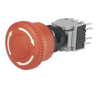 TRU COMPONENTS LAS1-BY-22TSB Arrêt d'urgence 2 NF (R), 2 NO (T) 1 pc(s)