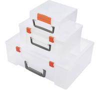 TRU COMPONENTS Mallette de rangement (L x l x H) 365 x 270 x 124 mm Nombre de compartiments: 5 séparations variables, avec poignée Contenu 3 pc(s)