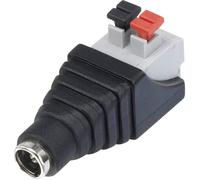 TRU COMPONENTS QT-DC2.1F Elément de liaison pour courant faible femelle, droit 5.5 mm 2.1 mm 1 pc(s)