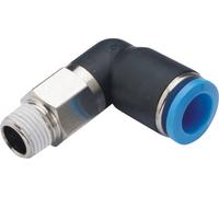 TRU COMPONENTS Raccord coudé GPL8-01 Ø de tuyau: 8 mm Taille du filetage: R1/8