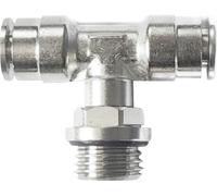 TRU COMPONENTS Raccord en T TC-14205576 MPB-G 8-03 Ø de tuyau: 8 mm Taille du filetage: G3/8 1 pc(s)