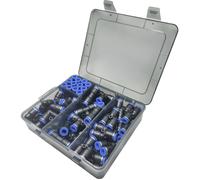 TRU COMPONENTS Raccord pneumatique TC-14109144 TC-Fitting set - 8 mm Ø de tuyau: 8 mm 48 pc(s)