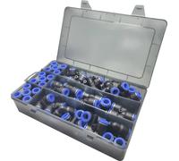 TRU COMPONENTS Raccord pneumatique TC-14109148 TC-Fitting set - 10 mm Ø de tuyau: 10 mm 60 pc(s)