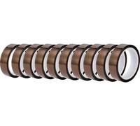 TRU COMPONENTS Ruban adhésif antistatique (ESD) 10 pc(s) ambre (L x l) 33 m x 25 mm Polyimide