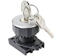 Tru Components S3KF-2FS Élément frontal d'interrupteur rgent 1 x 90° 1 pc., Bouton + interrupteur, Argent