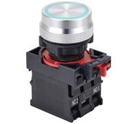 TRU COMPONENTS TC-10091060 ONPOW26-11ZE/B/12V Interrupteur à pression 250 V 5 A 1 x On/On à accrochage bleu IP40 1 pc(s)