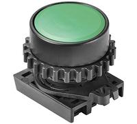 TRU Components TC-10343988 S3PR-P1G Bouton poussoir Vert standard (satiné mat)