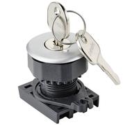 TRU COMPONENTS TC-10343996 S3KF-2FS Elément frontal pour commutateur à clé clé argent 1 x 90 ° 1 pc(s)