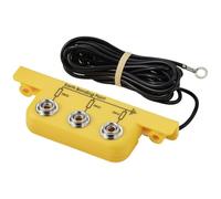 TRU COMPONENTS TC-12277208 Fiche mâle de mise à la terre 3x 10 mm, forme coudée avec câble 1 pc(s)