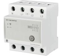TRU COMPONENTS TC-12485088 TC-GTS8-W4P63A Interrupteur WiFi 230 V/AC 1 pc(s) Plage temporelle: 1 min - 24 h 3 NO (T)