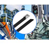 TRU COMPONENTS TC-12656624 TRU COMPONENTS TC-12656624 Serre-câbles en acier 360 mm 7.9 mm AISI 316 avec revêtement 100 pc(s) 360 mm 7.9 mm AISI 316 avec