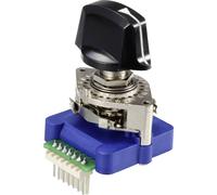TRU COMPONENTS TC-12830252 Commutateur rotatif 5 V/DC, 25 V/AC, 50 V/AC 0.5 A 1 x 30 ° 1 pc(s)