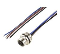TRU COMPONENTS TC-12833044 Prise encastrée pour capteur/actionneur M12 embase