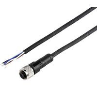 TRU COMPONENTS TC-12833224 Câble de raccordement M12 femelle, droit 10 m Nombre de pôles: 4 1 pc(s)