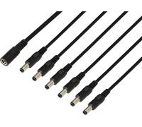 TRU COMPONENTS TC-13232720 Connecteur DC prise femelle - fiche mâle 5.5 mm 2.1 mm 41.2 cm 1 pc(s)