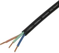 TRU COMPONENTS TC-13389184 Câble à gaine caoutchouc H05RN-F 3 G 0.75 mm² noir 100 m